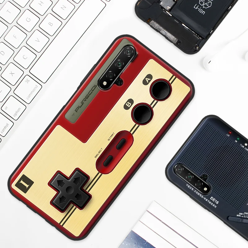 Чехол Auroras для Huawei Nova 5T полноразмерный защитный геймпад мягкий чехол ретро камера