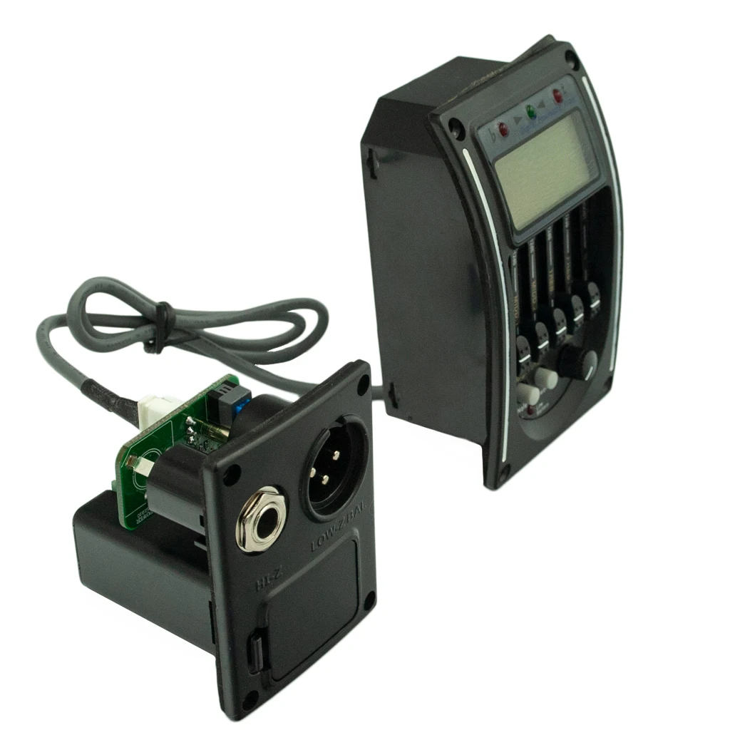 Акустическая гитара pick up Preamp LC-5 5 полос эквалайзер Акустическая гитара Preamp Эквалайзер Тюнер Пьезо керамический пикап
