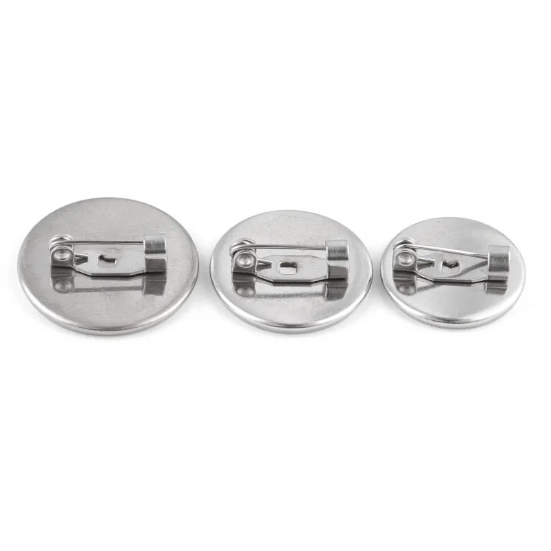 Основа для броши из нержавеющей стали Lacoogh 10 шт. 16 18 20 мм с плоским основанием