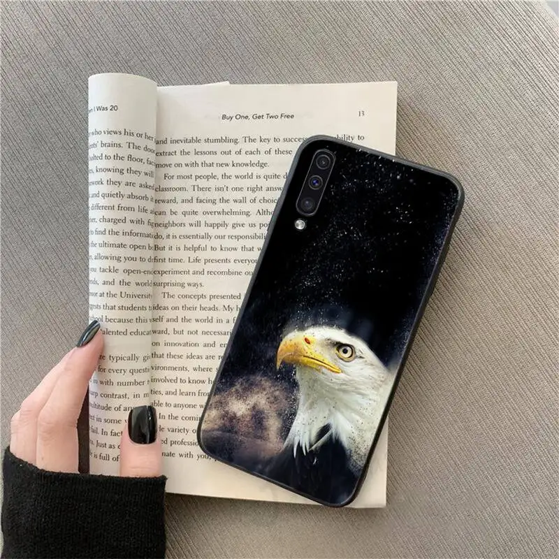 

bald eagle Animal art Phone Case For Samsung galaxy S 9 10 20 A 10 21 30 31 40 50 51 71 s note 20 j 4 2018 plus