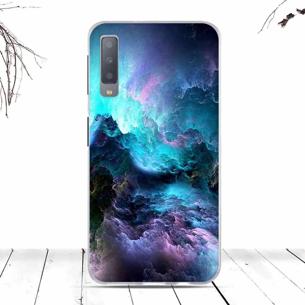 Чехол для Samsung Galaxy A7 2018 A750 чехол мягкий силиконовый из ТПУ (2018) бампер | Мобильные