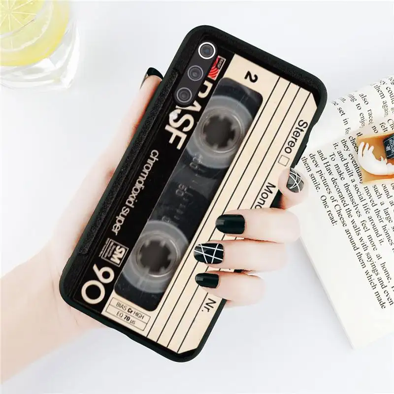 

Retro Magnetic tape Phone Cases For Xiaomi Redmi note 7 8 9 t k30 max3 9 s 10 pro lite Luxury brand shell funda coque