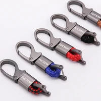 car key chain for hyundai tucson 3 2009 2010 2020 metal and leather keychain key ring buckle waist car key chain accessories