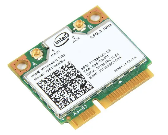 Intel Wireless-N 7260 7260HMWBN Half MINI PCI-E 802.11b/g/n WIFI  Bluetooth-  4, 0
