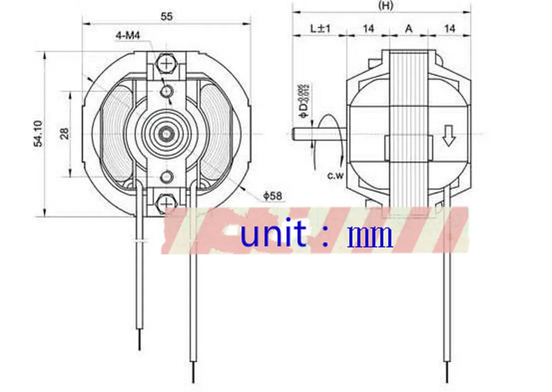 1 шт. 220V 12 Вт двигатель с экранированными полюсами для освежитель воздуха