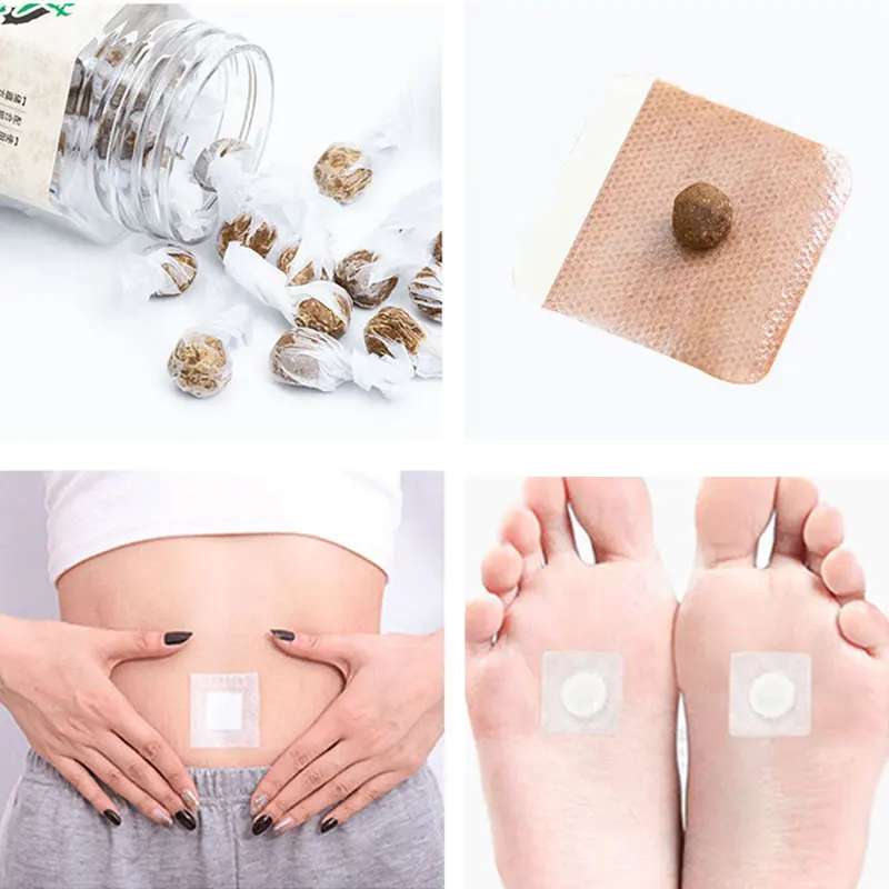 Moxa стикер для пупка иглоукалывание массаж прижигание коврик горячий живот паста