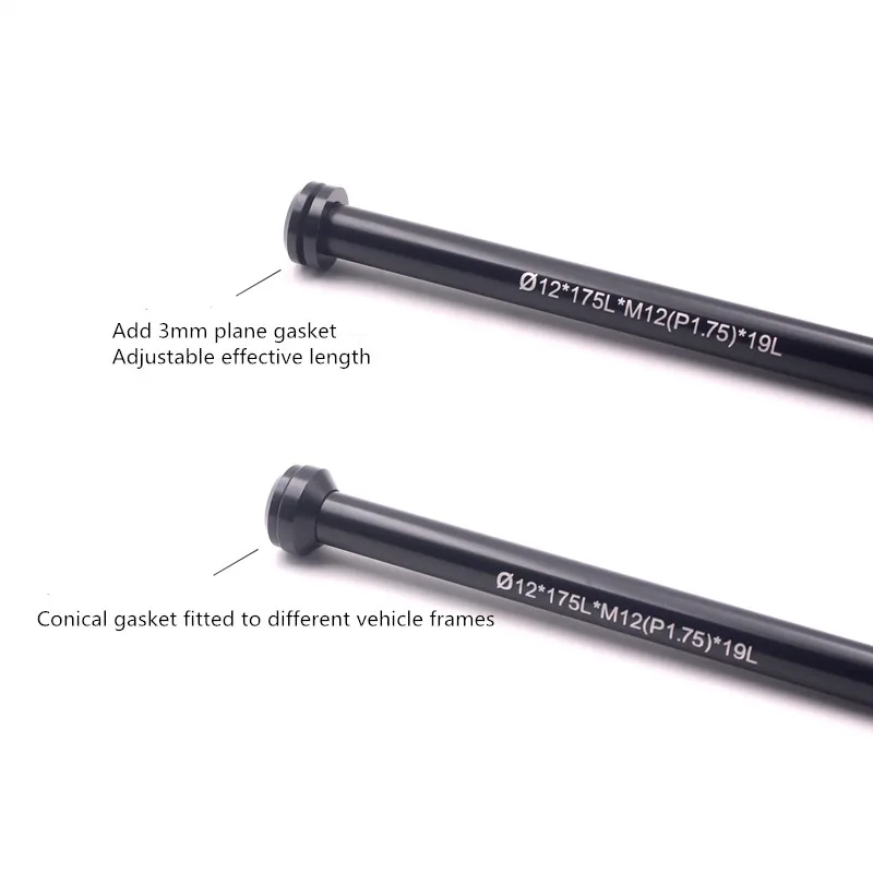 Вал Заднего ствола велосипеда 142/148*12 мм для горного и дорожного быстросъемная ось