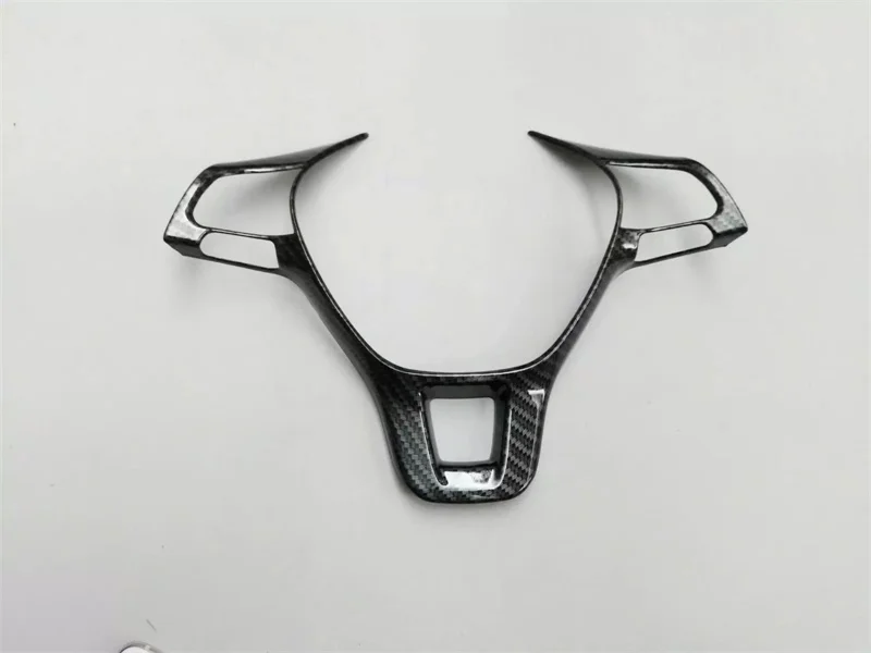 

For Golf 7 MK7 POLO 2014 2015 2016 For Jetta MK6 2017 ABS Carbon fibre Car Steering Wheel Cover Trim Decoration car styling 1pcs