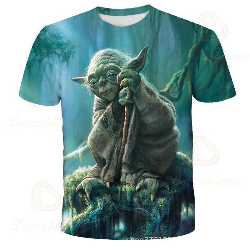 

Mandalore Baby Yoda Cartoon Cute The Kids T Shirt Boys Girls Kawaii Wars Children T-shirt 2021 Fashion GirlsTshirt