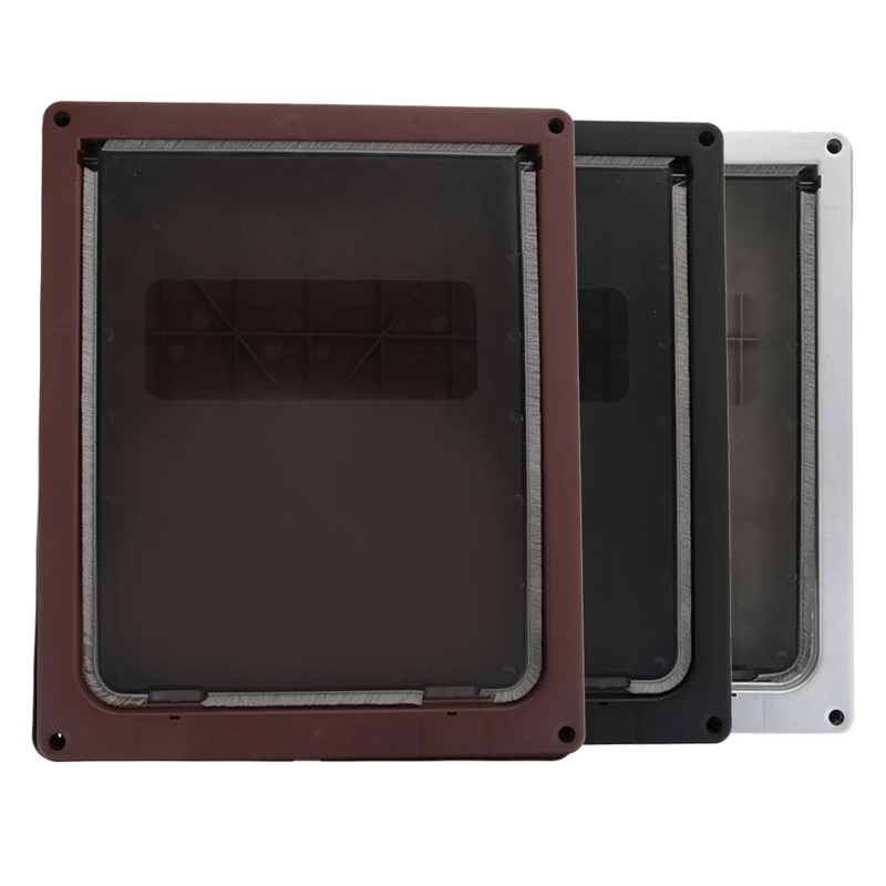 Раздвижная дверь для собак и кошек 4 способа доступа магнитная Запираемая