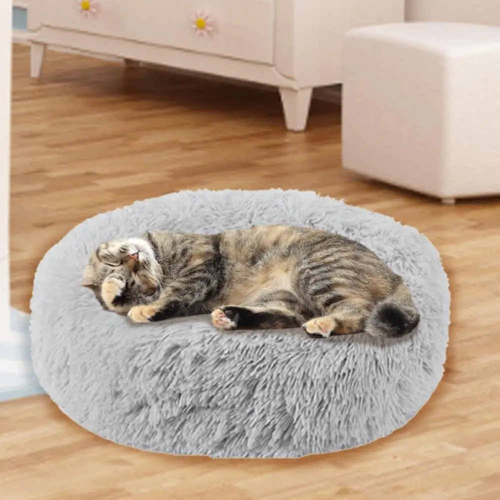 Мягкая Успокаивающая кровать для домашних животных удобное тканевое гнездо