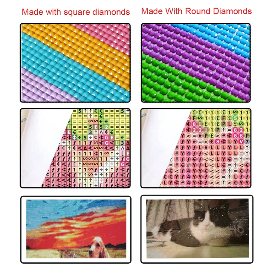 

5D DIY Diamond Painting Landscape Sunset Rhinestone Art Picture Full Square/Round Diamond Embroidery Rhinestone Mosaic Gift Kit