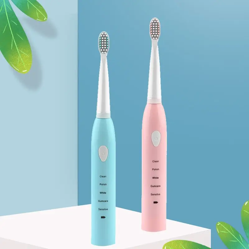 Щетка Зубная ультразвуковая аккумуляторная с зарядкой от USB IPX7|Электрические