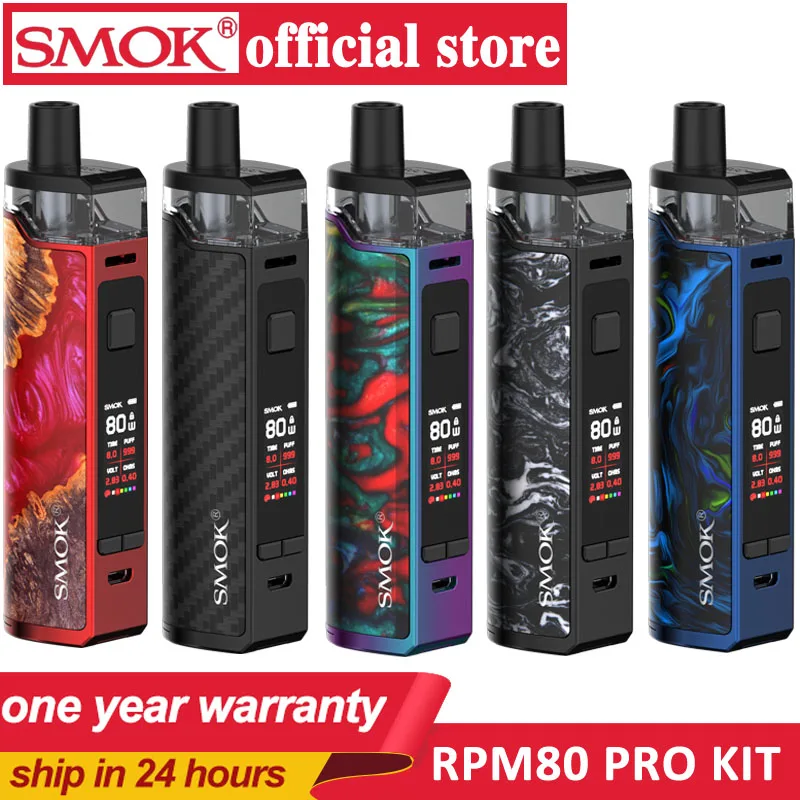 Электронная сигарета SMOK Vape RPM80 Pro электронная с картриджем 5 мл испаритель RGC