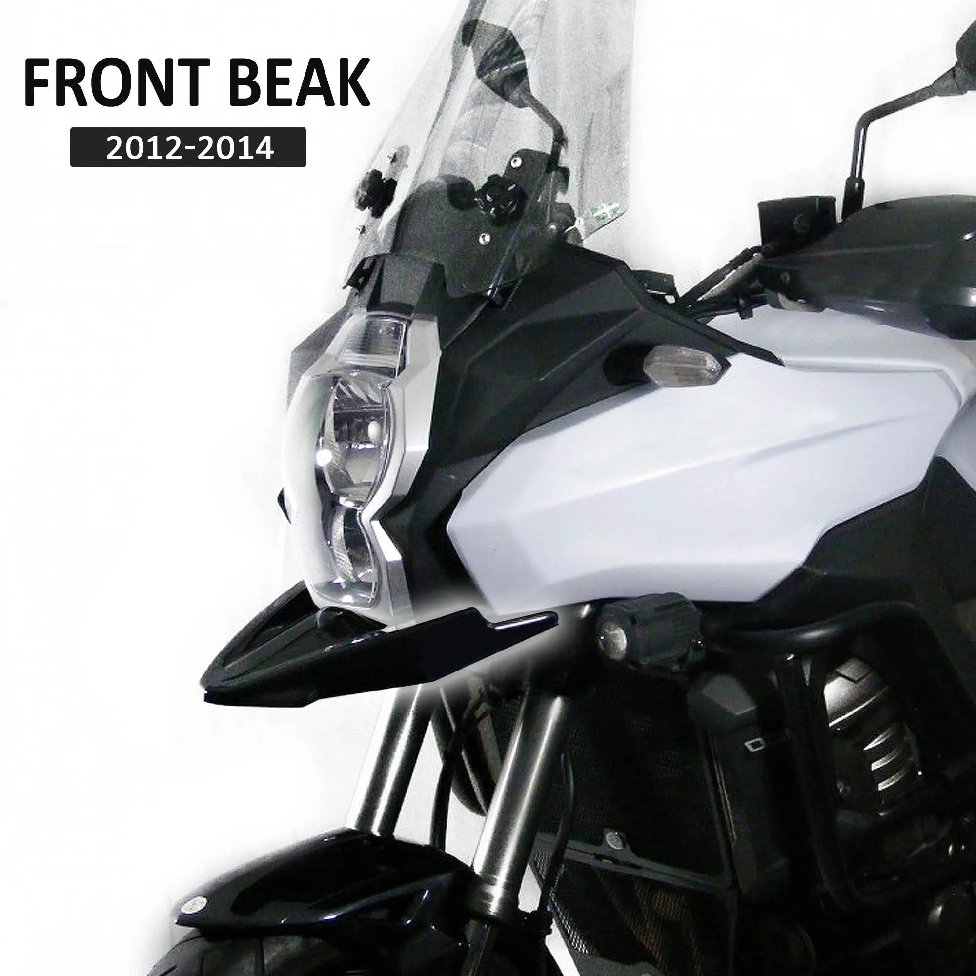 Новинка для Kawasaki Versys 1000 2012 2013 2014 черная мотоциклетная Передняя окантовка