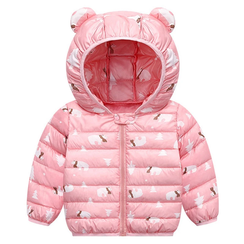 Зимняя теплая куртка для девочек на весну пальто мальчиков детская Детская