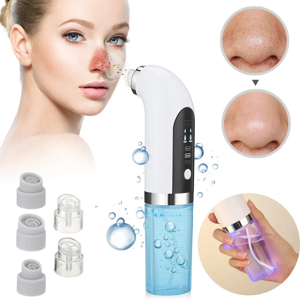 

Small Bubble Blackhead Remover Nose Face Deep Cleaner Pore Acne Pimple Removal Electric Vacuum Suction Facial Cleaner Tool New