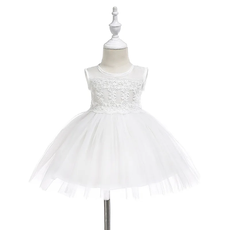 

Baby Girl Dresses 1 Year Birthday Baptism Frocks 2020 Newborn Summer Gown L81