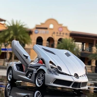 124 benzs slr convertible alloy sports car model diecast metal toy vehicles car model high simulation collection childrens gift
