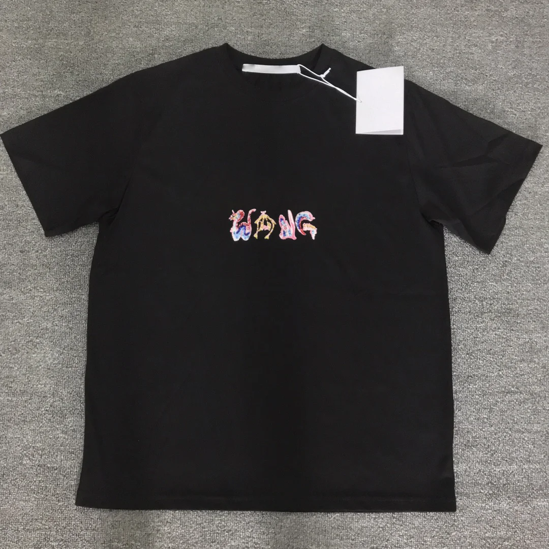 

2021ss New Fashion Luxury Design Summer T-shirt 1:1 High Quality Short Sleeve Letter Printing Casual Cotton Top Unisex Shirts