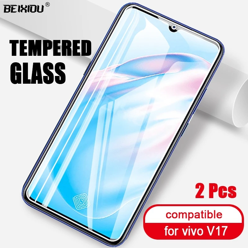 Закаленное стекло для vivo V17 2 шт. защита экрана 2.5D 9h закаленное защитная