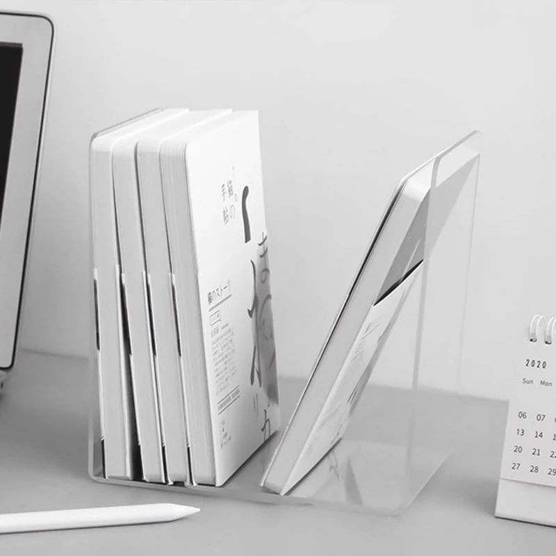 2 шт. прозрачные акриловые подставки для книг с изображением животных |