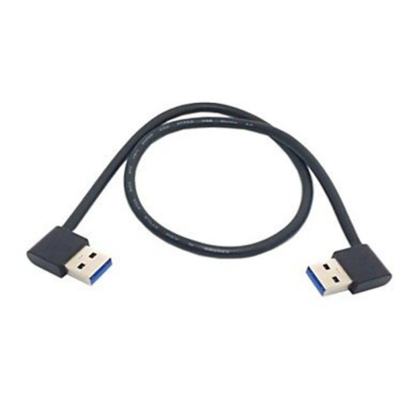 USB 3 0 Тип A входящий штекер 90 градусов влево под углом направо угловой удлинитель