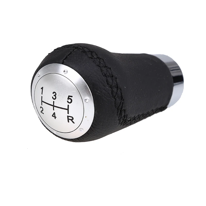 Универсальный 5 скоростной ручной рычаг переключения передач POSSBAY кожаный