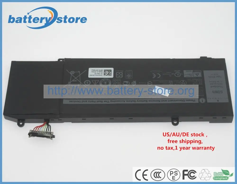 Оригинальный аккумулятор 1F22N 15 2 В 60 Вт для Dell G7 7590 D1765B 7790 G5 5590 D1765W|Аккумуляторы