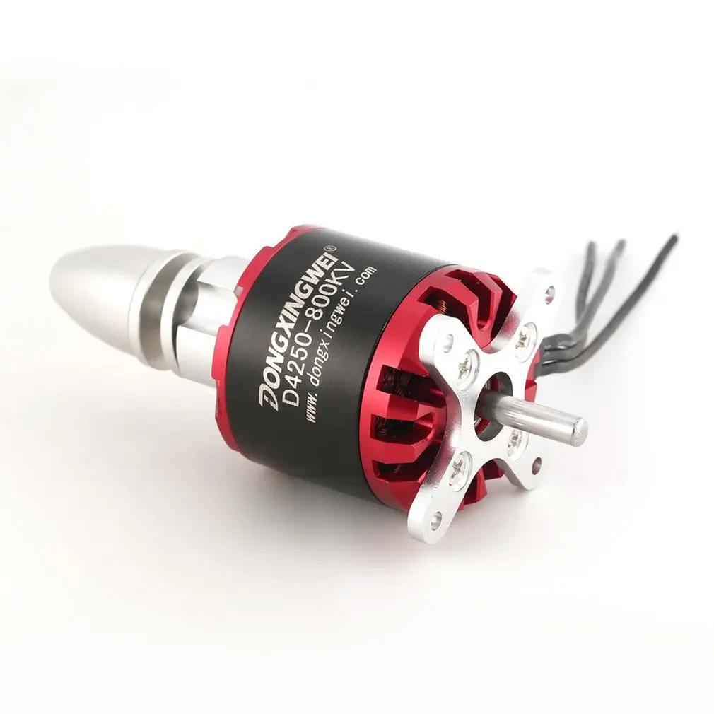 Бесщеточный двигатель DXW D4250 800KV 3-7S для радиоуправляемого дрона FPV с неподвижным