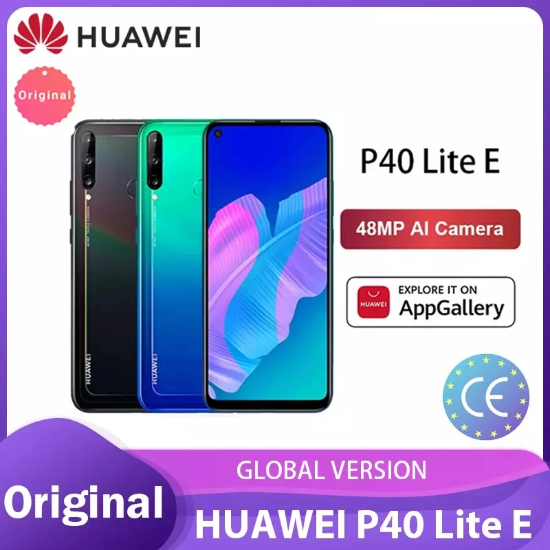 Смартфон Huawei P40 lite 4 + 64 ГБ AI камеры 48 МП экран 6 39 ''FHD Kirin 710 восемь ядер|Смартфоны|