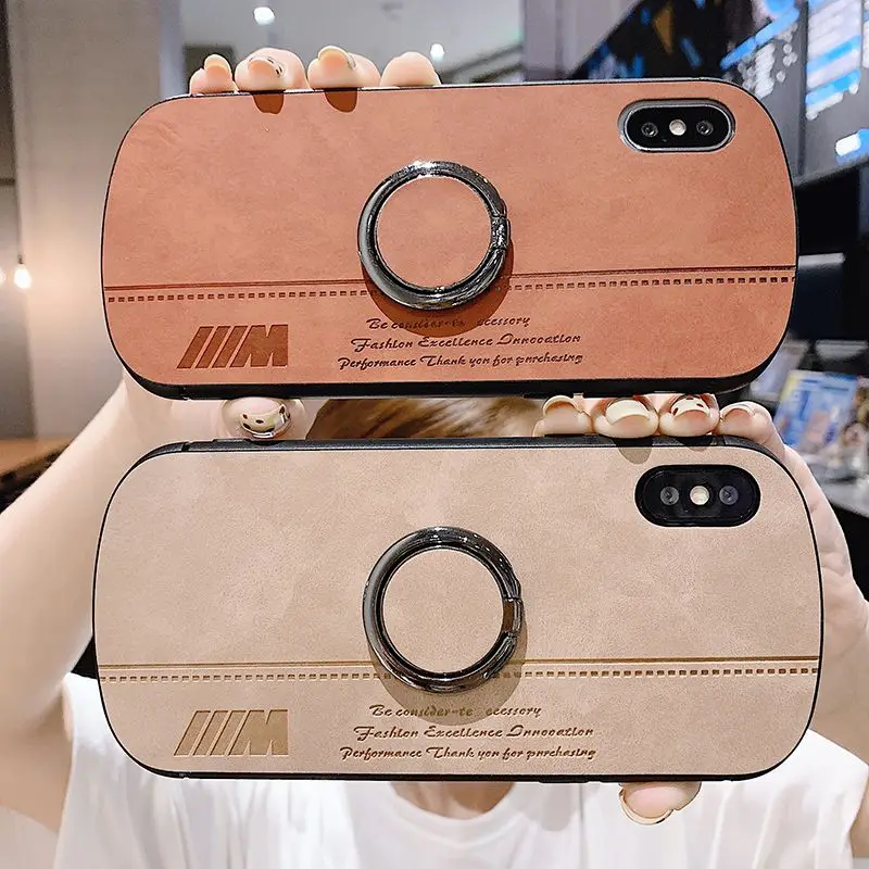 Кожаный чехол для Iphone Xr, кольцо на палец, чехол для Iphone 6, 7, 8 Plus, Iphon Xs Max, роскошный X Чехол, защита для Iphone 6 S