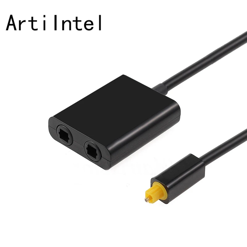 Цифровой SPDIF оптический аудио 2 полосный разделитель toslink адаптер 1 вход выход