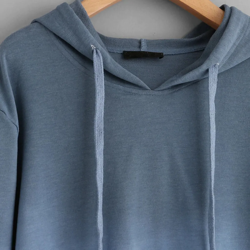 SAGACE женские градиентные толстовки с капюшоном на осень и зиму большого размера