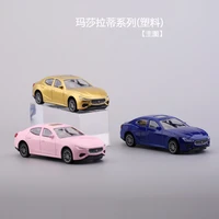 diecast 132 simulation maserati sports car automobile ornaments decorations 12cm plastic model cars toys gifts for children