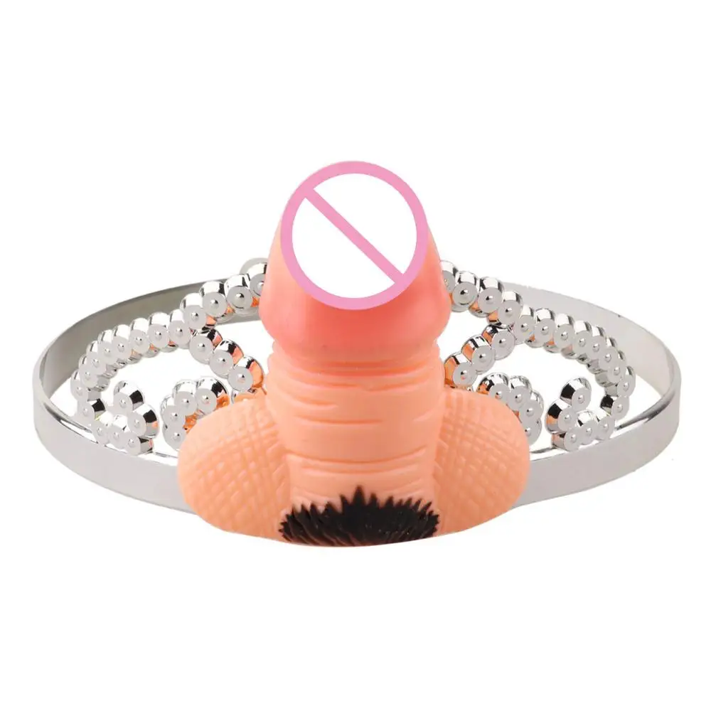 Забавная тиара в форме пениса регулируемый ободок для волос взрослых|Украшения