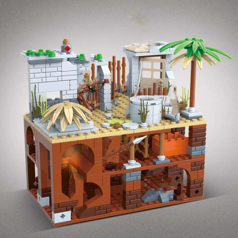 Военная серия деревенский туннель война сделай сам военная сцена строительство