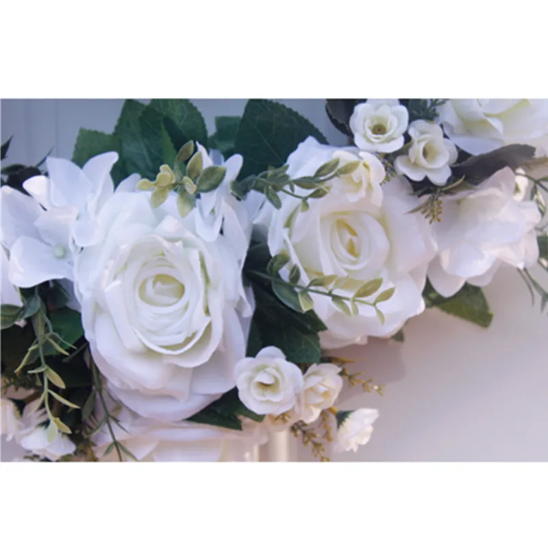 

1pcs Wreath Aftificial Rose Flower Heart Shape Wreaths Wall Door Hanging Ornaments Valentine's Day Wedding Party Home Decoration