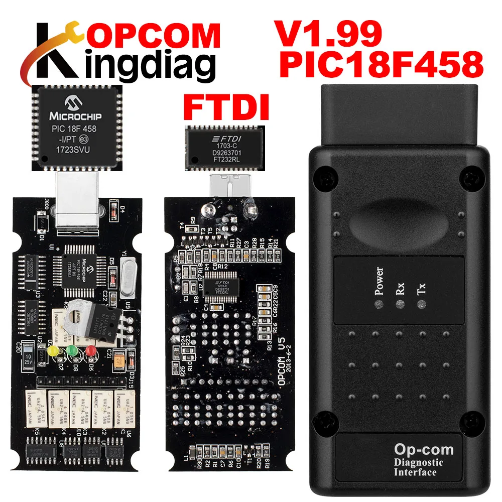 Opcom для opel сканер op com V1.65/V1.7/V1.78/V1.99 с PIC18F458 FTDI obd opel Авто диагностический сканер CAN BUS интерфейс