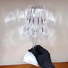 Высококачественная Хрустальная настольная лампа, лампа для спальни, гостиной, настольная лампа, украшение, подарок на день рождения, свадебное украшение