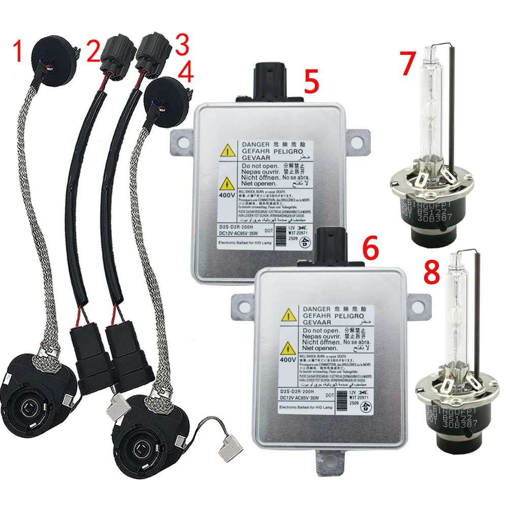 

Новый балласт ксеноновой фары HID + провод + балласт HID Blub D2S D2R для Mitsubishi W3T19371 W3T16271 W3T20671 W3T20971