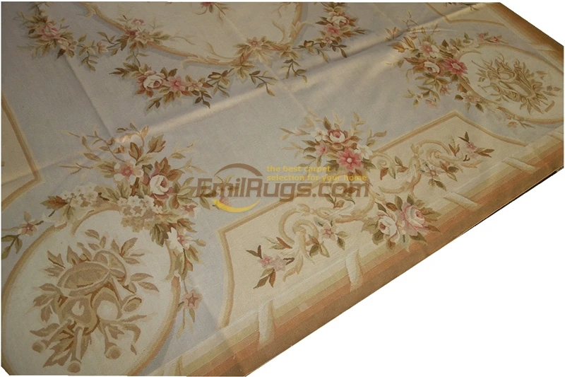 Aubusson большой Винтажный стиль для ковров гостиной Rococo тканевые художественные
