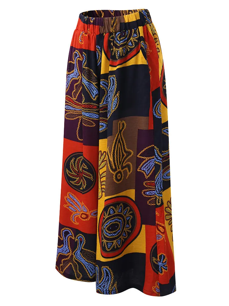 Women's Wide Leg Boho Yoga Harem Pants Gypsy Hippie Indian Thailand Bohemian Palazzo Smocked Waist Aladdin Trousers Shirt |