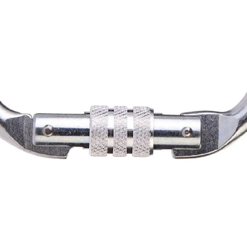 

O Shape 25KN Alloy steel Safety Buckle Professional rock climbing carabiner mountaineering buckle main lock