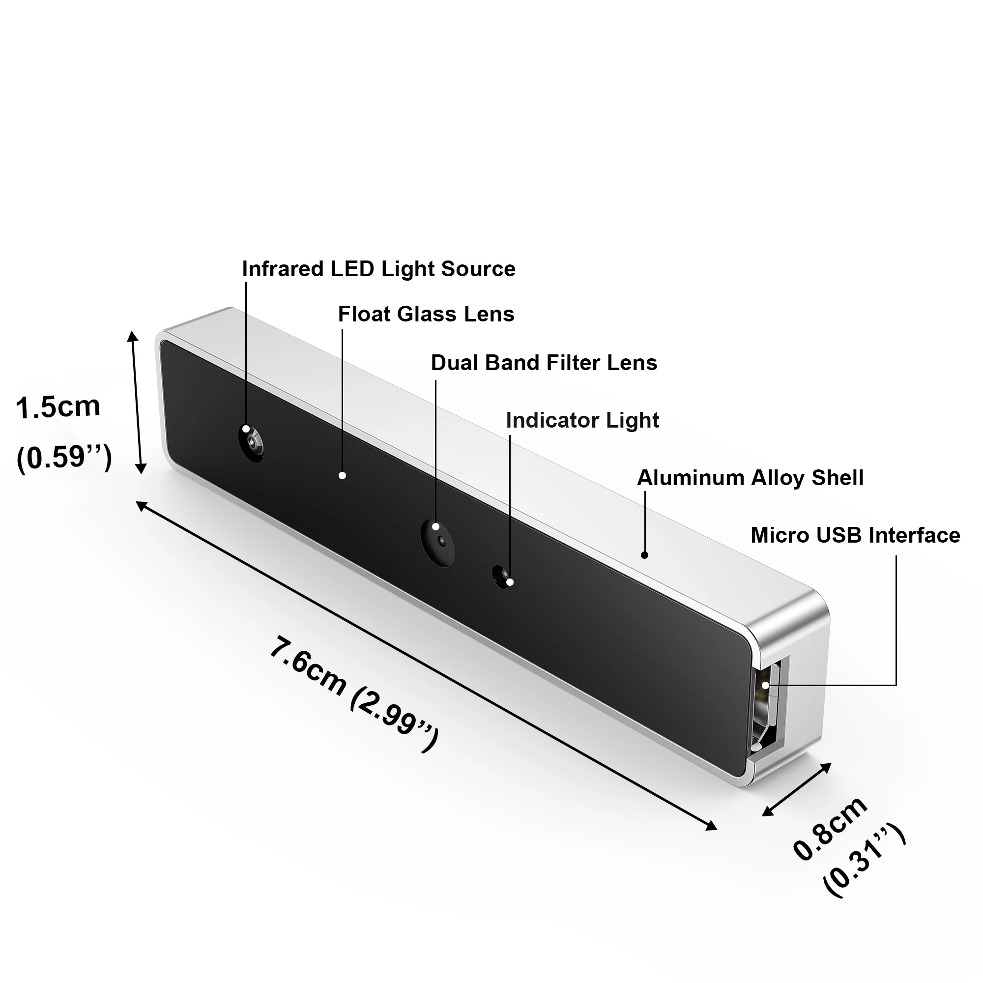 Веб камера с Windows Hello инфракрасная распознаванием лиц 1080P HD видеозвонки