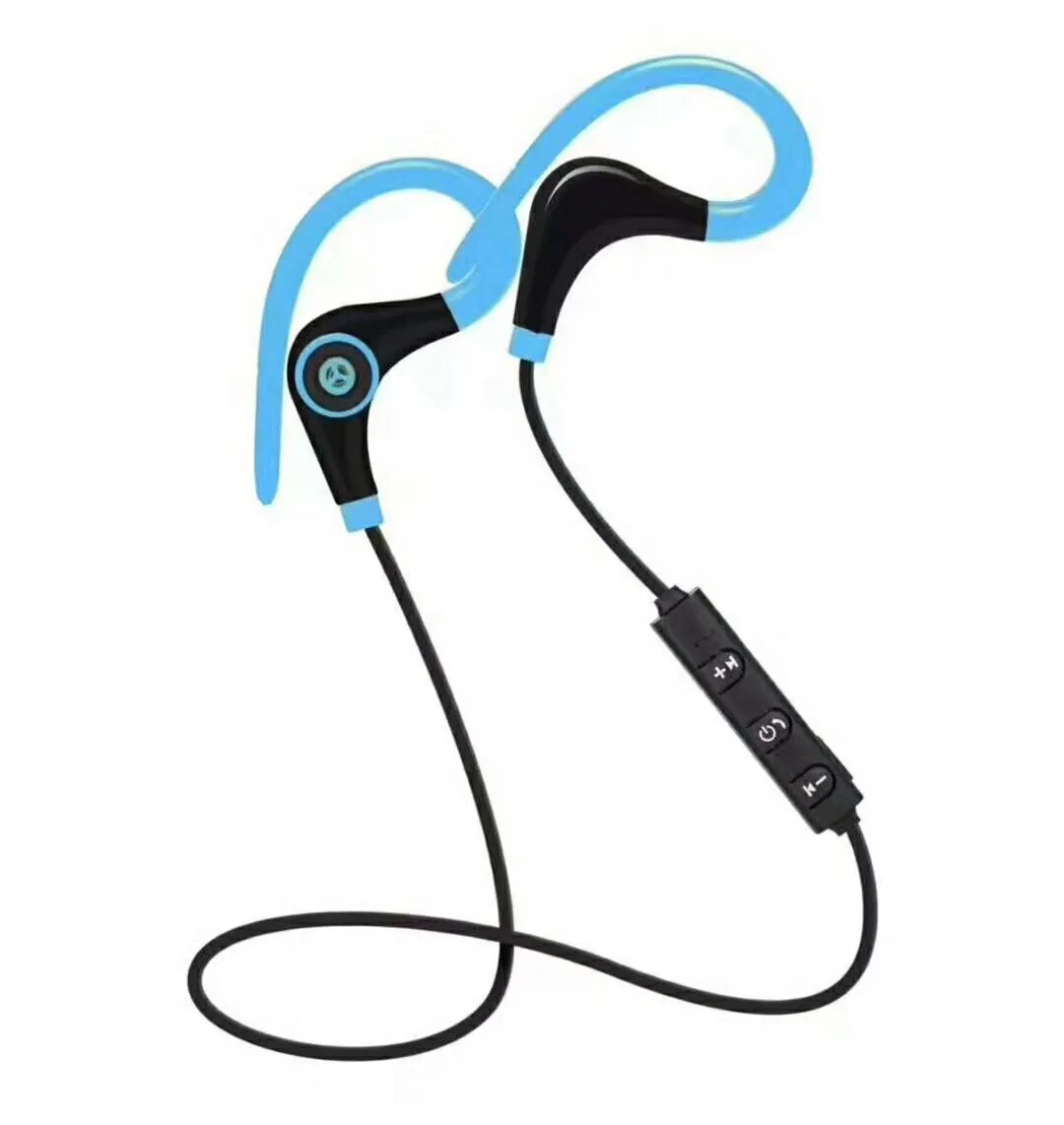 Беспроводные наушники с крючком Bluetooth Спортивная гарнитура для телефона шейный