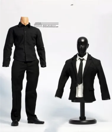 В наличии JXTOYS 034 1/6 джентльменский костюм комплект одежды с 2 рубашки для сильных