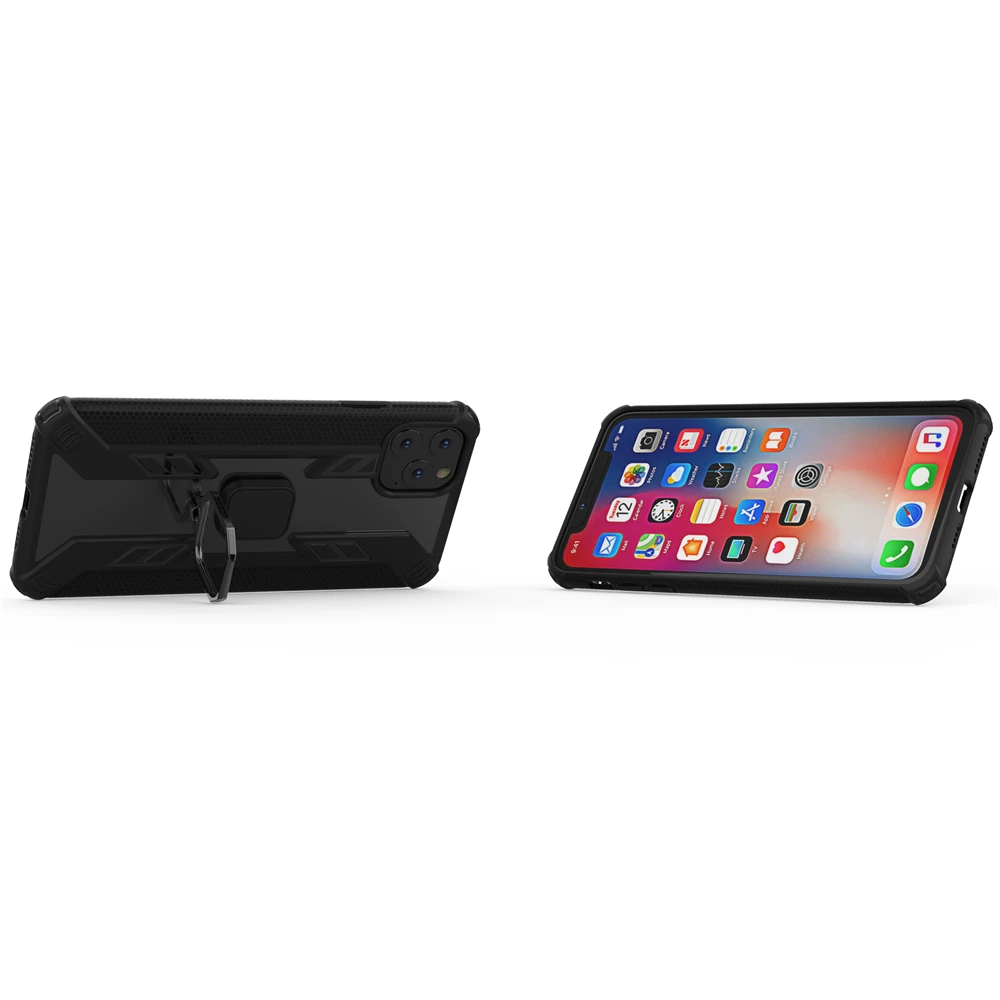 Фото Магнитный противоударный чехол для Apple iPhone 11 Pro Xs Max XR X 8 7 Plus с кольцом на палец XI Магнитный противоударный чехол для Apple iPhone 11 Pro Xs Max XR X 8 7 Plus с кольцом на палец XI