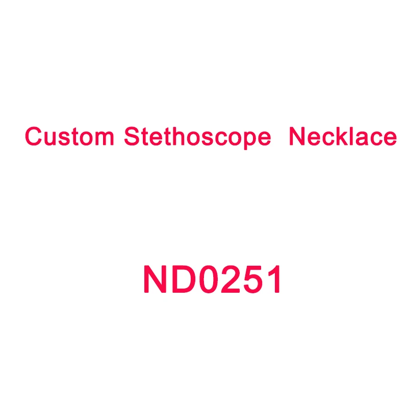 

Stethoscope Name Necklace For VIP Customer