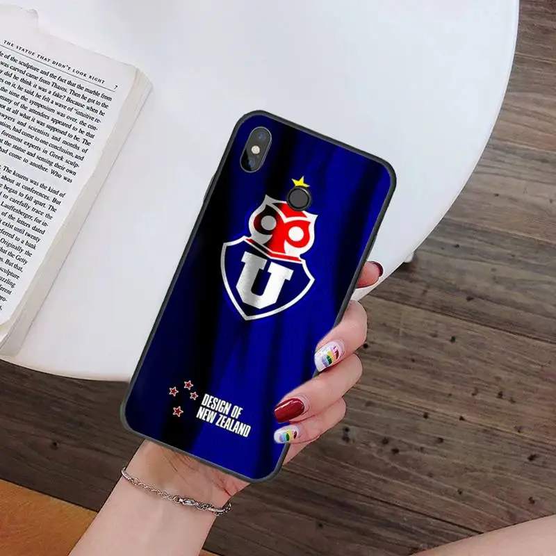 

University of Chile fashion logo Phone Case For Xiaomi Redmi 7 9t 9se k20 mi8 max3 lite 9 note 8 9s 10 pro Soft Cover Funda